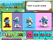 rajzfilm - Smurfs colours memory