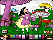rajzfilm - Alice in Wonderland coloring