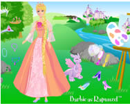rajzfilm - Barbie as rapunzel