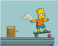 rajzfilm - Bart on skate