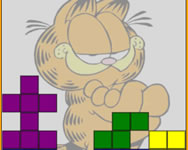 rajzfilm - Garfield tetris jatek