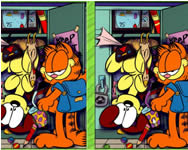 rajzfilm - Garfield spot the difference