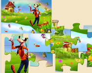 rajzfilm - Goofy jigsaw