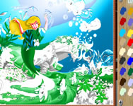 Little Mermaid online coloring online jtk