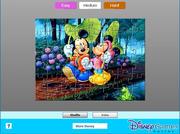 rajzfilm - Mickey and Minnie jigsaw
