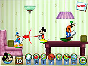 Mickey and Friends in pillow fight online jtk