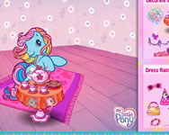 Rainbow dashs glamorous tea party online jtk