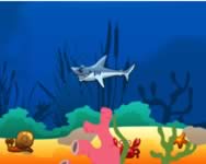 Shark attack rajzfilm HTML5 jtk