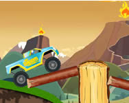 rajzfilm - Smurf monster truck challenge