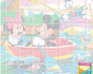 Sort my tiles Mickey and Donald rajzfilm jtkok