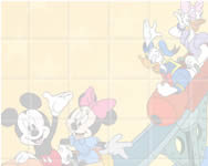 rajzfilm - Sort my tiles Mickey friends in roller coaster