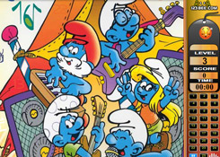 The Smurfs find the numbers online jtk