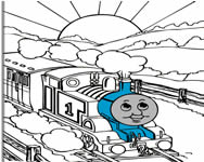 Thomas the tank engine online coloring rajzfilm jtkok