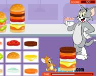 rajzfilm - Tom and Jerry hamburger